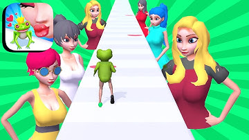 FrogPrince Rush Gameplay 👱‍♀️💋🐸 All Levels 3-4