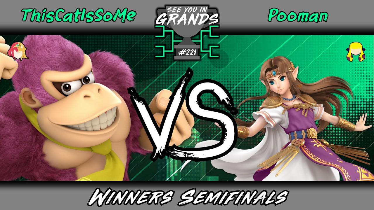 See You in Grands #221 | ThisCatIsSoMe (Pyra/Mythra, Donkey Kong) vs Pooman (Inkling, Zelda) - WSFs