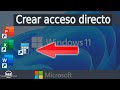 Como CREAR ACCESO DIRECTO en el escritorio