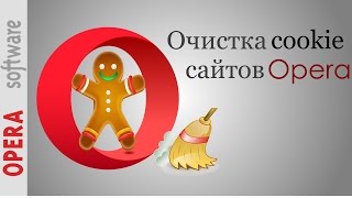 Очистка cookie и прочие данные сайтов Opera