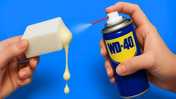 UNBELIEVABLE! Spray WD-40 on FOAM and Fix Any Broken Plastic in Your Home 😱