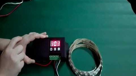 DMX512 Address setting