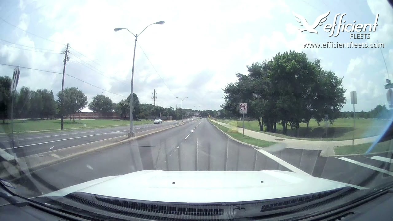 Rear End Collision (Efficient Fleets Dash Cam Footage) - YouTube