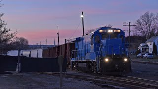 Chasing Ex Conrail Super 7s on the Ohio Central
