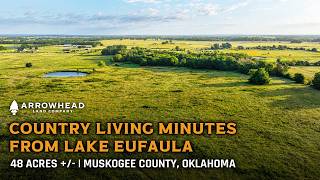 LAND FOR SALE: 48± Acres in Muskogee County, OK | Pasture, Ponds & Development Potential