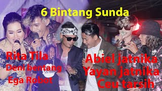 Download Lagu live setming 6 Bintang Sunda Abiel jatnika  Yayan jatnika Anton wikwiw  Ceu tarsih Rita Tila Deni MP3