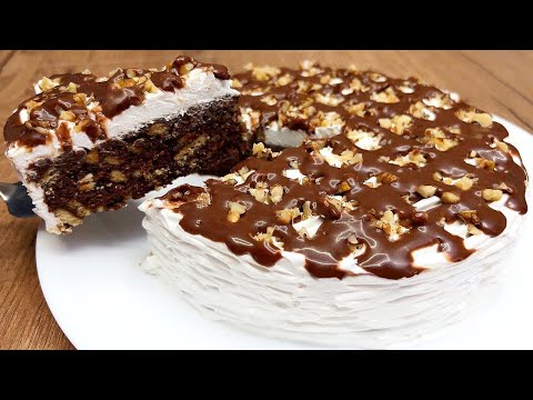 New homemade dessert in 5 minutes! Not everyone knows this recipe! No baking or gelatin
