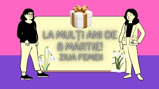 La mulți ani, femeie! 💞Mesaj de 8 Martie 🎁Cărți cadou📚pentru femei