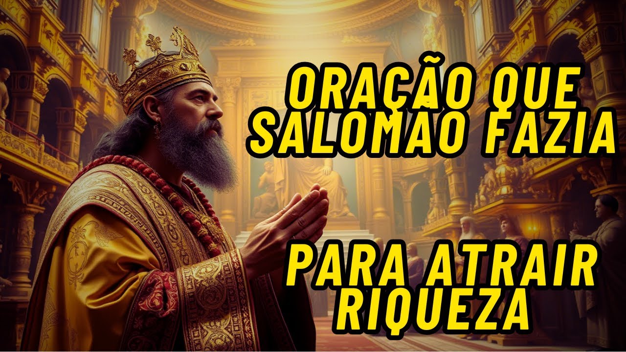 A Oração Escondida do Rei Salomão Que Atrai Dinheiro Rápido