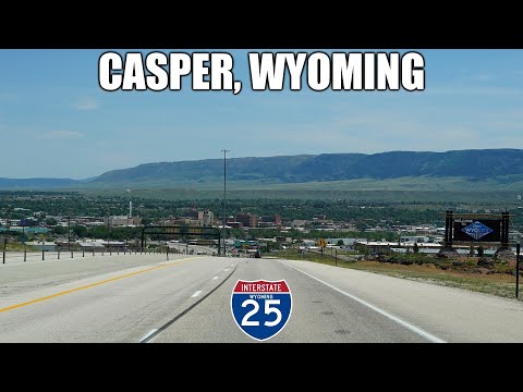 2K22 (EP 77) Interstate 25 & Downtown Casper, Wyoming Tour