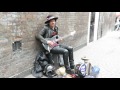 Brick Lane Busker, London