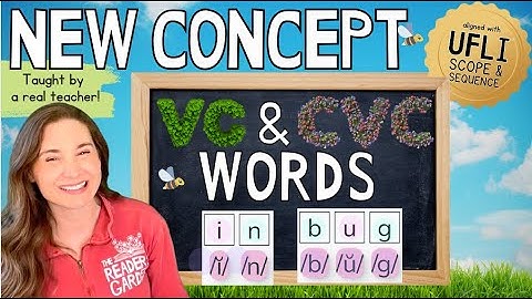 Lesson 19: VC & CVC Words | New Concept Only Phonics Lesson (UFLI Aligned)