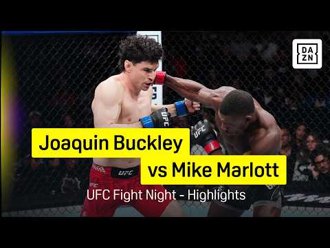 Joaquin Buckley vs Mike Malott | Highlights | UFC Fight Night | DAZN Highlights