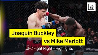 Joaquin Buckley vs Mike Malott | Highlights | UFC Fight Night | DAZN Highlights