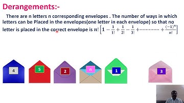 Principles of Inclusion and Exclusion(Mathematics) IIT-JEE