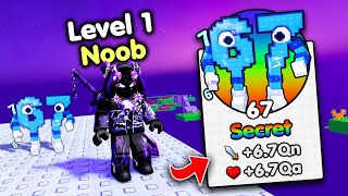 Opnieuw beginnen als NOOB met een OP SECRET in Escape Obbies For Brainrots! (Roblox)