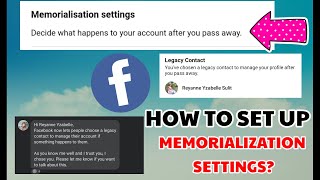 HOW TO SET UP MEMORIALIZATION SETTINGS ON FACEBOOK 2021