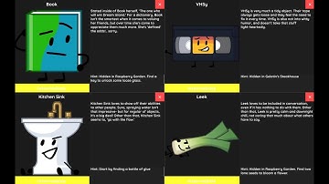 How to get all intermediate objects in Find the bfb Characters : Remastered (25)