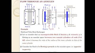 Lecture-8: Flow of fluid through annular space, Transport Phenomena