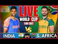 🔴 India vs South Africa world Cup live match Score | IND vs SA Live Match Today | T20 WC Watchalong