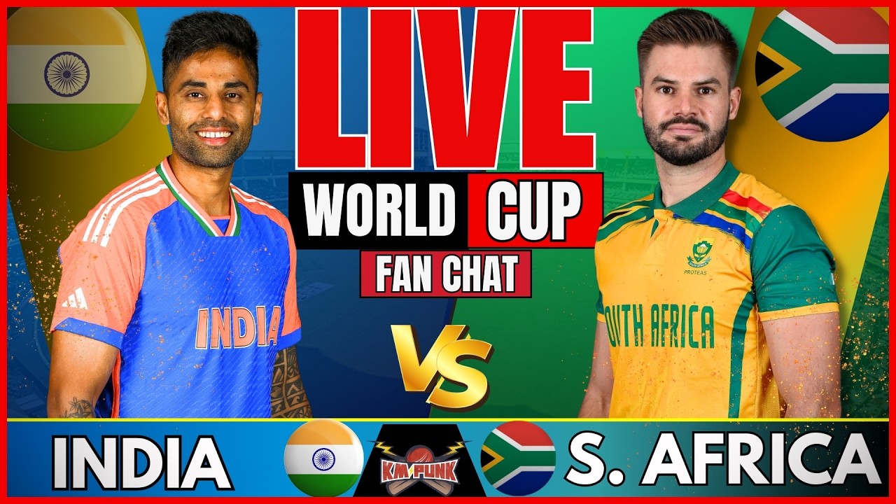 🔴 India vs South Africa world Cup live match Score | IND vs SA Live Match Today | T20 WC Watchalong