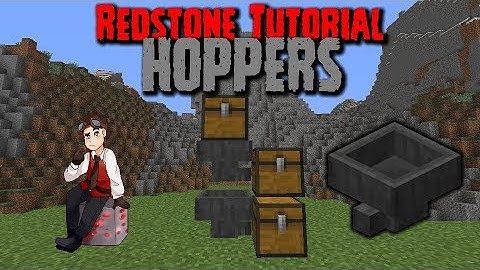 Redstone Tutorial - Hoppers!