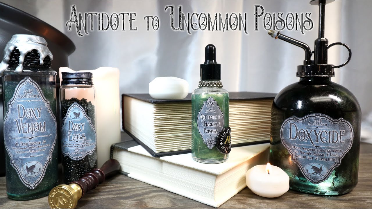 Antidote to Poisons DIY Potion Bottle Prop Harry Potter