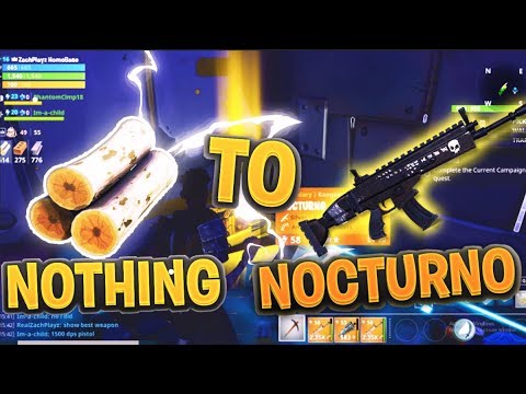 TRADING FROM NOTHING TO NOCTURNO IN FORTNITE SAVE THE WORLD! | NOCTURNO