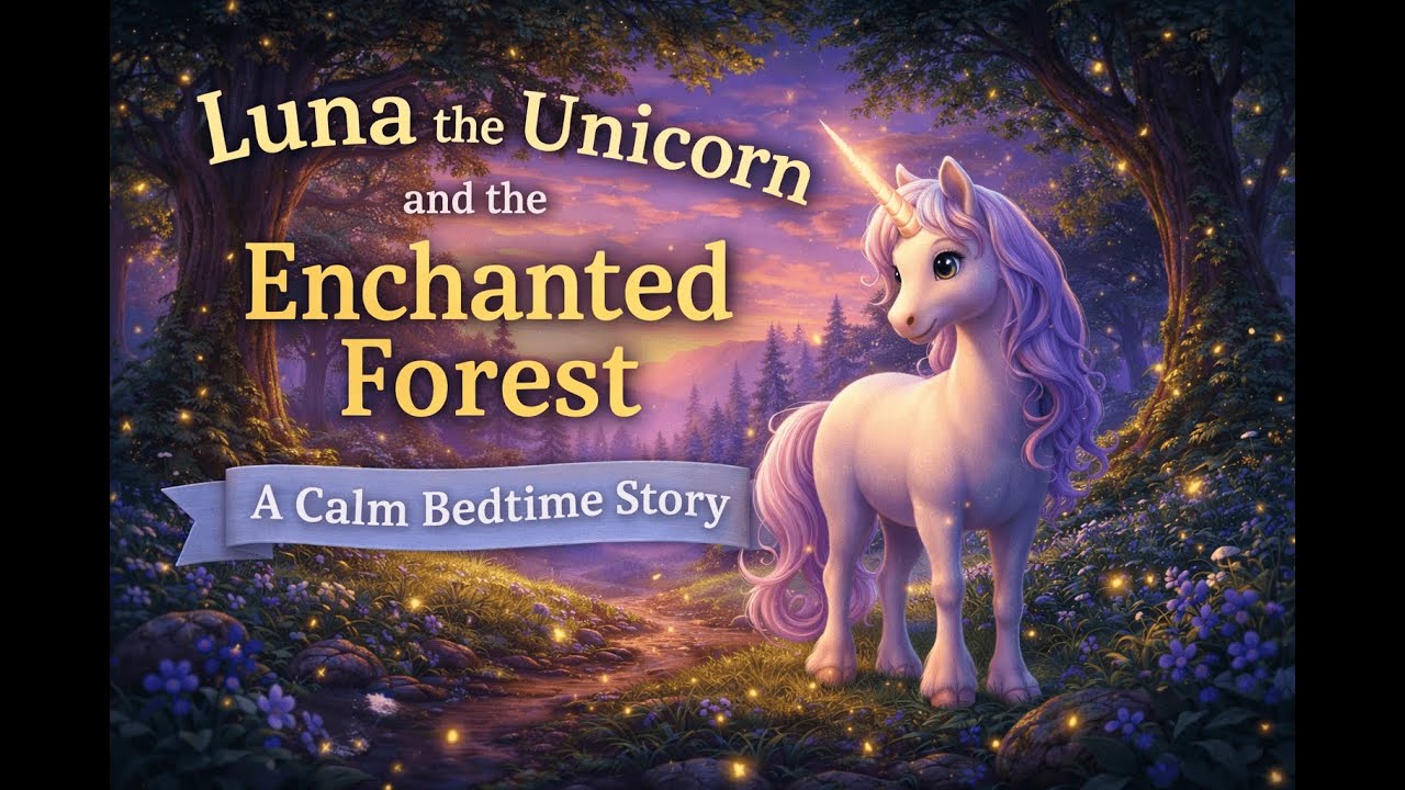 Luna the Unicorn and the Enchanted Forest | A Calm Bedtime Story