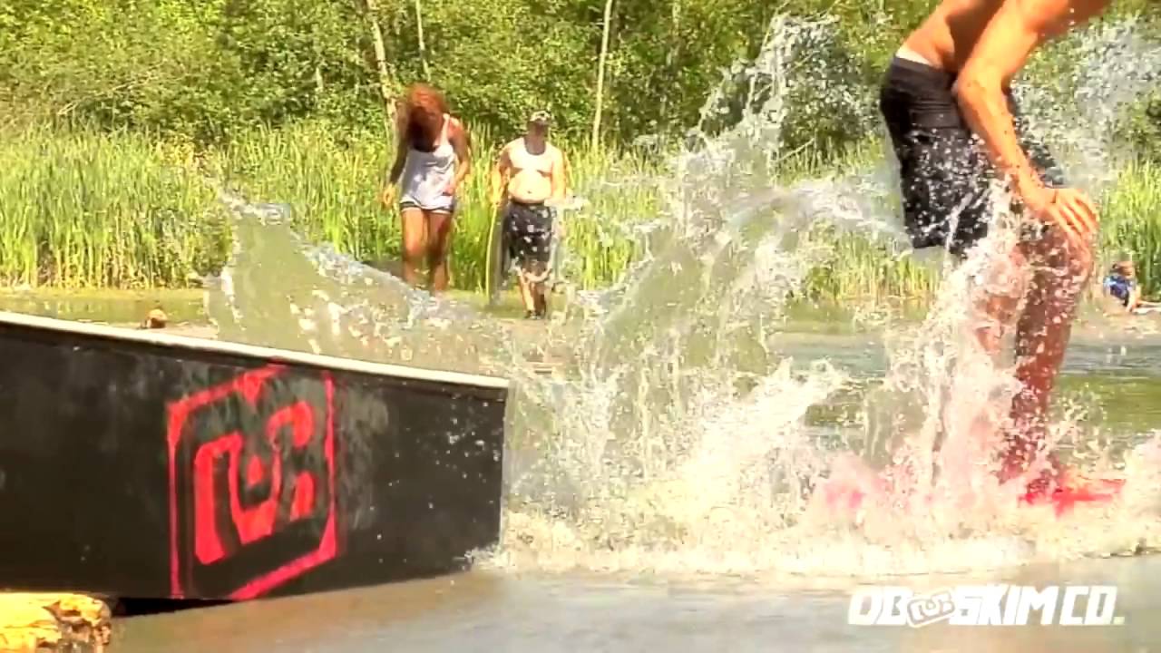 DB SKIM TEAM RIDER オーリー　グーフィー　HOW　TO　グラトリ　ジブ　オフトレ　基礎 フラットスキム　crazy　awesome