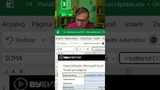 Função Somase categoria de colaboradores #byeverton #planilhas #excel
