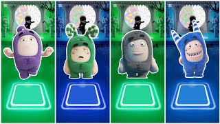 Oddbods Pogo Vs Oddbods Zee Vs Oddbods Jeff VS Oddbods Food - Tiles Hop Edm Rush 🎶
