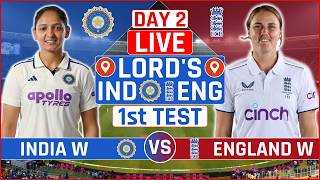 India Women vs England Women Test Live Score | IND W vs ENG W 1st Test Day 2 Live Audio Commentary