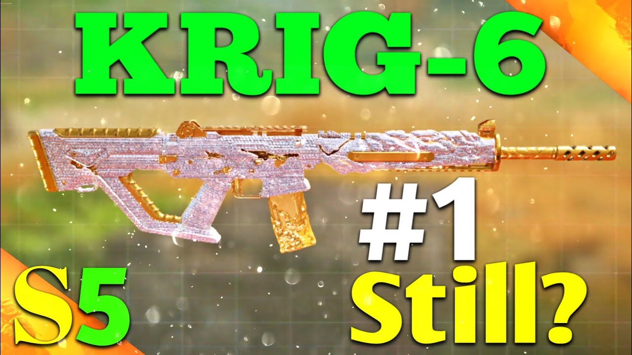 Is this Still Best AR?! (Best Krig 6 gunsmith) No Recoil! Attachments