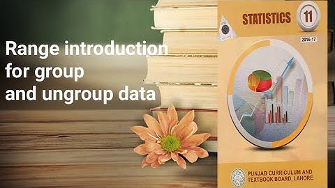 Range for group and ungroup data ch 4 lec 4