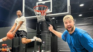 LOW RIM DUNKING CHALLENGE ft Professional Dunkers