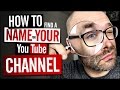 Youtube channel name  5 tips for choosing it