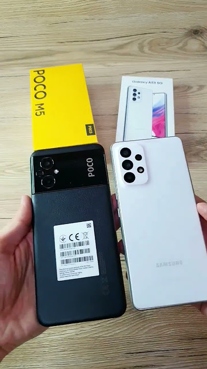 Poco M5 vs Galaxy A53