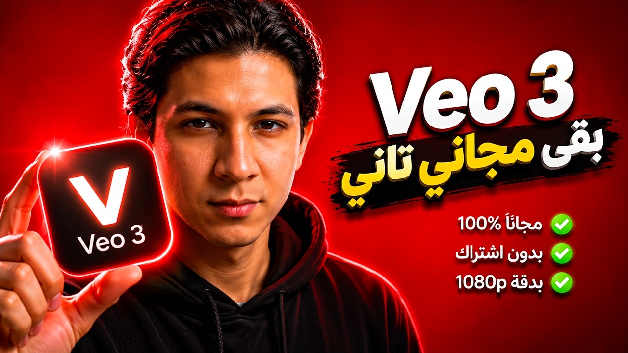أخيرًا! اعمل أي عدد فيديوهات تريده بـVeo 3 مجانا بلا حدود | بدون اشتراك!