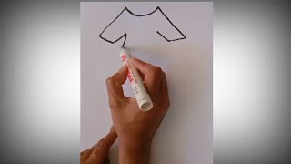 Cara Mudah Menggambar Baju Untuk Anak TK / PAUD