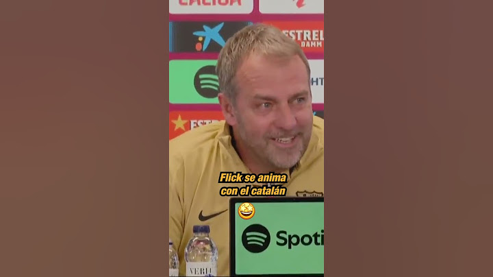 ¡Hansi Flick se anima con el catalán! 😍