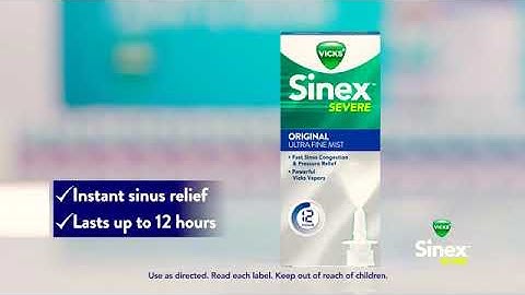 Vicks Sinex Severe Ad