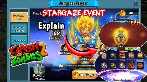 Stargaze event explain/guide|Recommended number of Stargaze||Clash of Legends/Clash of Zombies 2