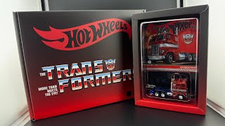 Lamley Unboxing: Hot Wheels & Transformers come together to create RLC Optimus Prime!!