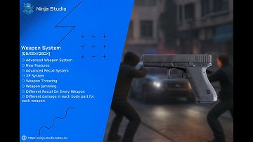 NJ-weaponsystem – Advanced Weapon System for FiveM [ESX / QBCORE / QBOX]