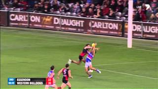 Dahlhaus gets free over the back - AFL