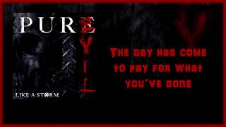 Celebrity Like A Storm - Pure Evil [Lyrics on screen] Wealth