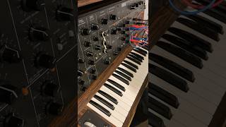 Korg PS-3100 with sample and hold modulating the VCA of the LFO.