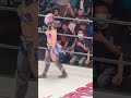 【女子プロレス】スターライト・キッドがペットボトルの水を葉月の頭からぶっかける！💦【スターダム】