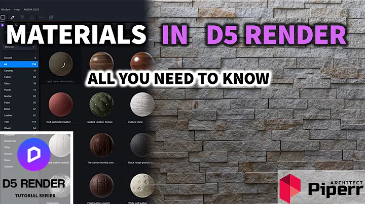 HOW TO APPLY MATERIALS IN D5 RENDER/ MATERIALS IN D5 RENDER/ALL YOU NEED TO KNOW #d5render